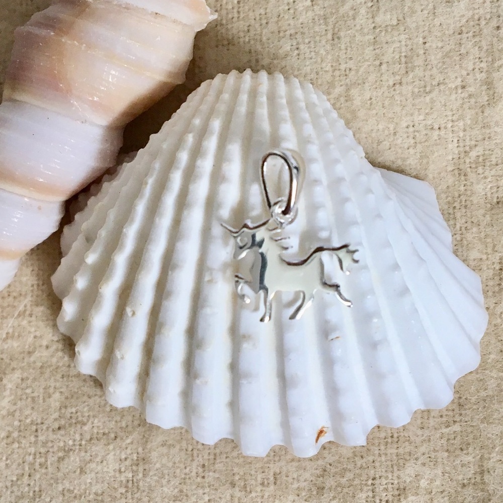 🎠 Silver Unicorn Pendant 🎠